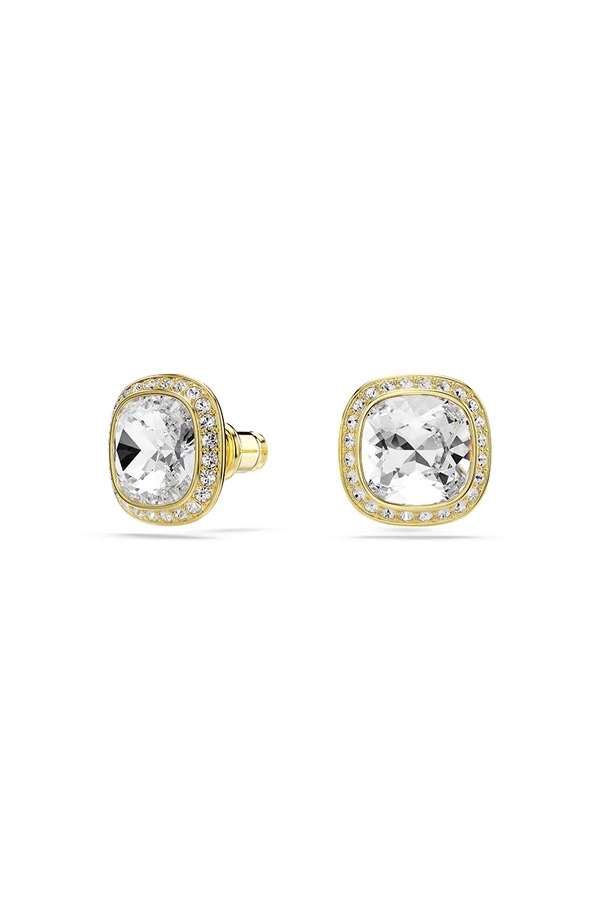 Сережки жіночі позолочені з кристалом Swarovski UNA