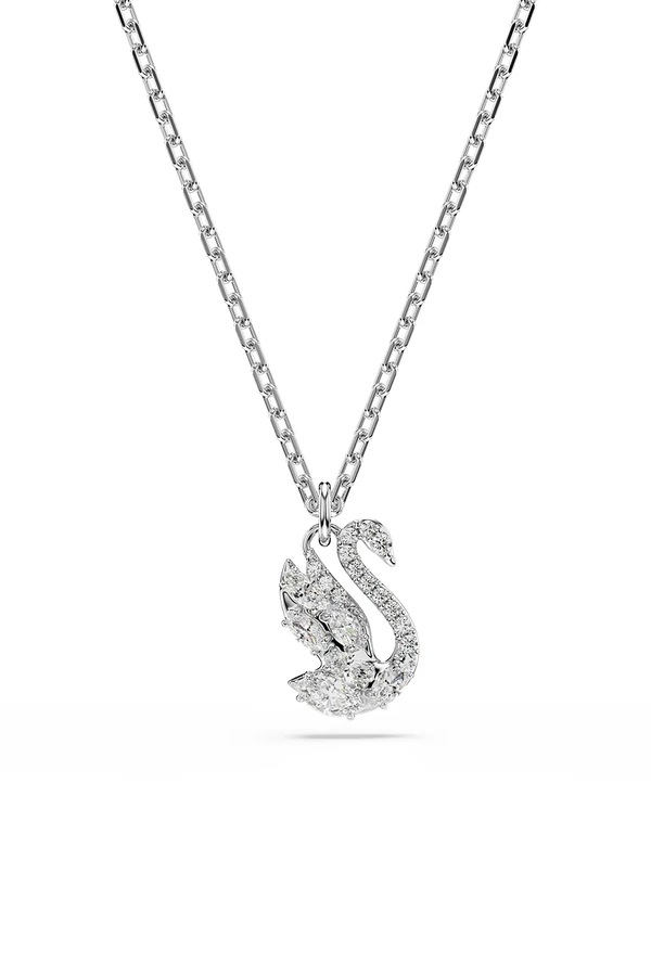 Ожерелье с подвеской женское металлическое с цирконием Swarovski