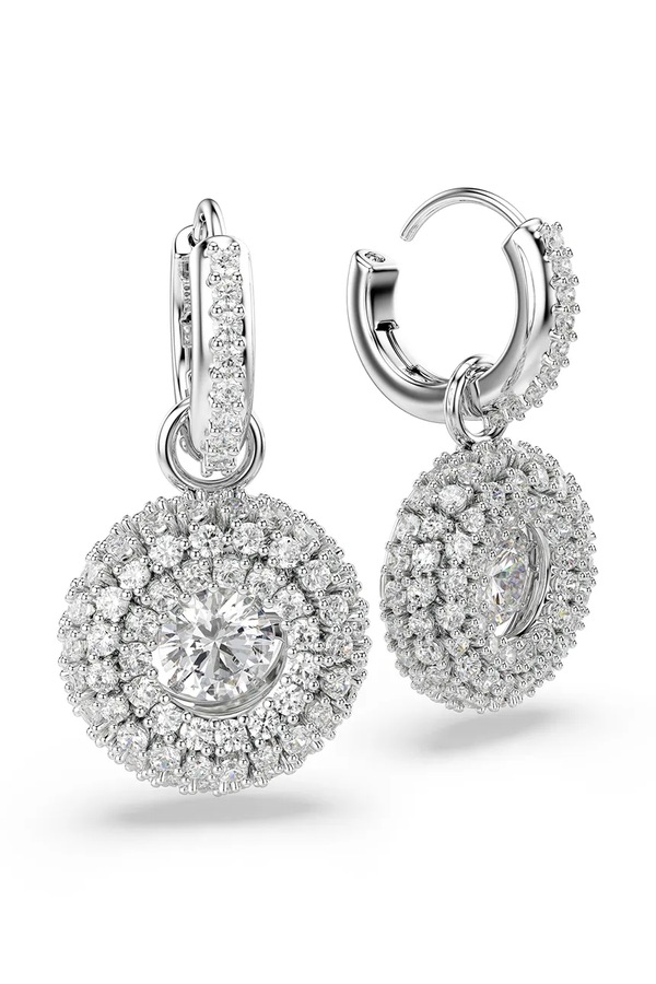 Сережки жіночі металеві з цирконієм Swarovski SUBLIMA фото 4