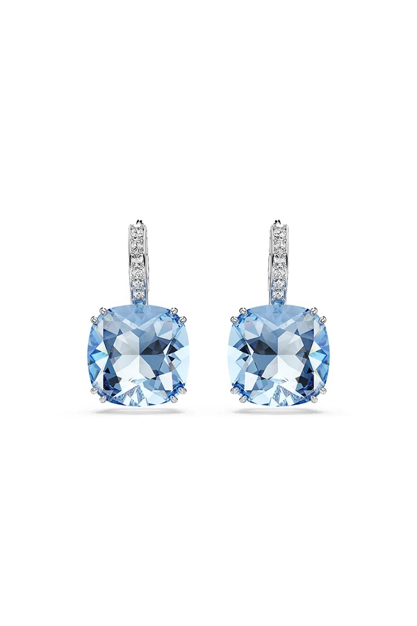 Сережки жіночі металеві з кристалом Swarovski MILLENIA колір блакитний