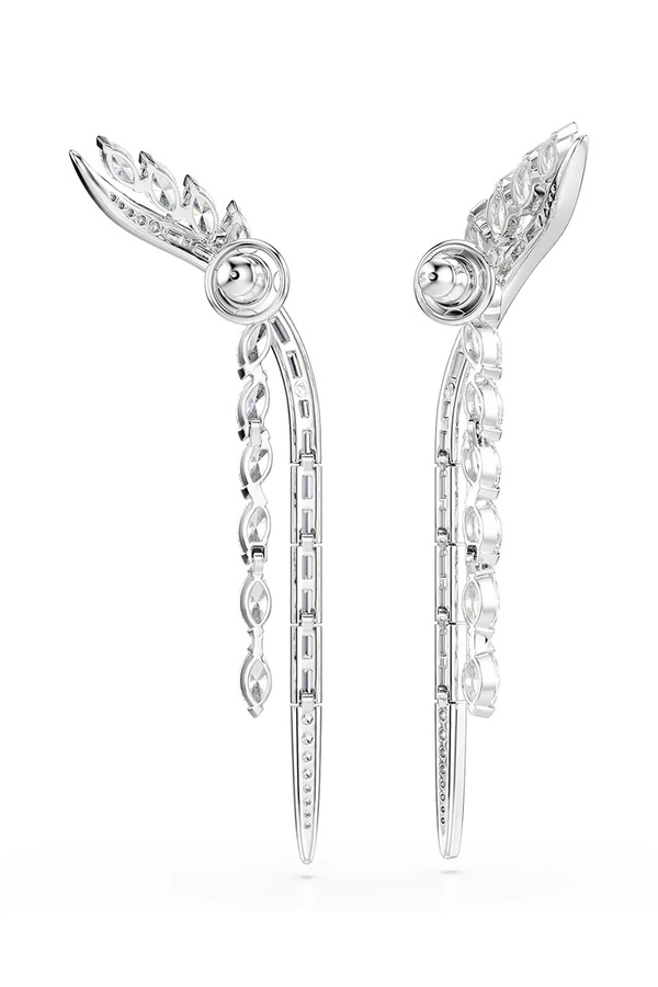 Сережки жіночі металеві з цирконієм Swarovski MESMERA фото 3