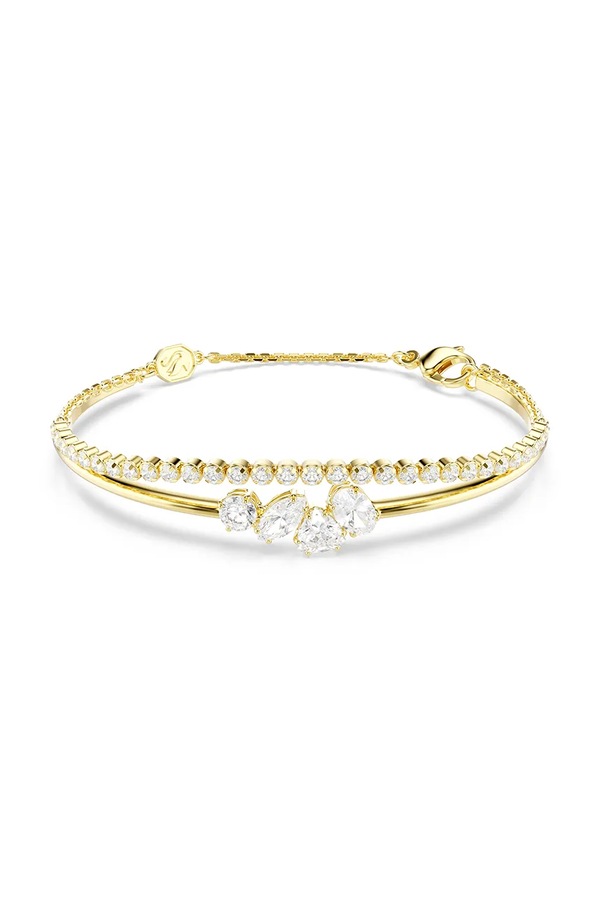 Браслет женский позолоченный с цирконием Swarovski MESMERA