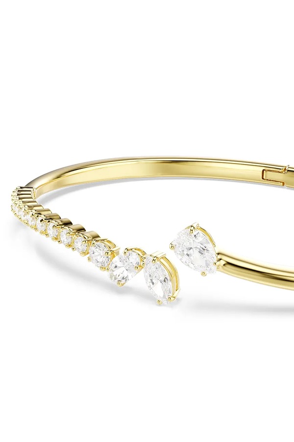 Браслет жіночий позолочений з цирконієм Swarovski MESMERA