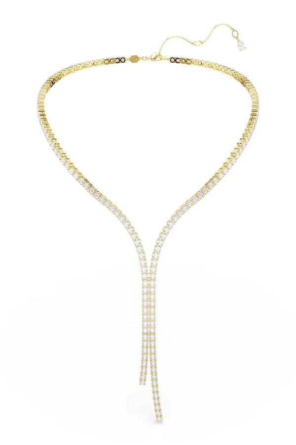 Ожерелье женское позолоченное с цирконием Swarovski MATRIX