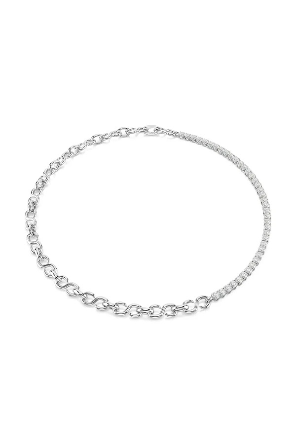 Ожерелье женское металлическое с цирконием Swarovski MATRIX