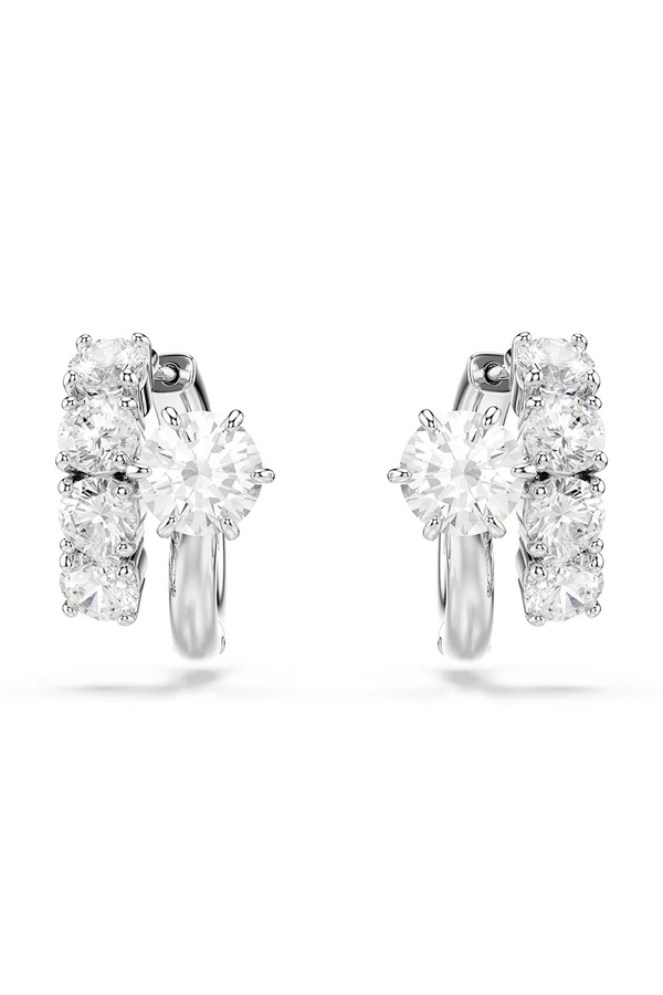 Серьги женские металлические с цирконием Swarovski MATRIX