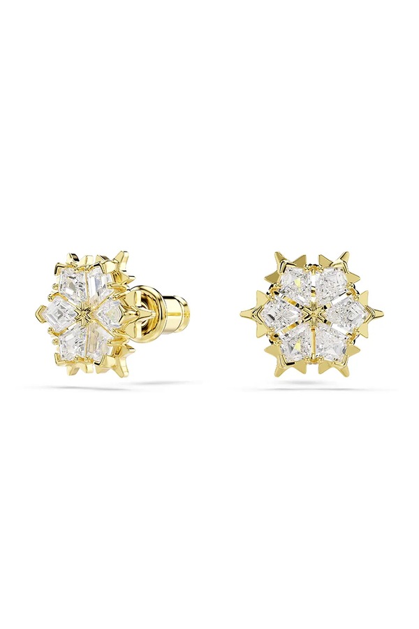 Серьги женские позолоченные с цирконием Swarovski MAGIC