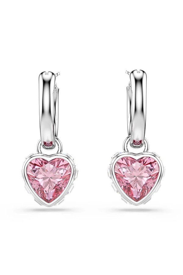 Сережки жіночі металеві з цирконієм Swarovski CHROMA