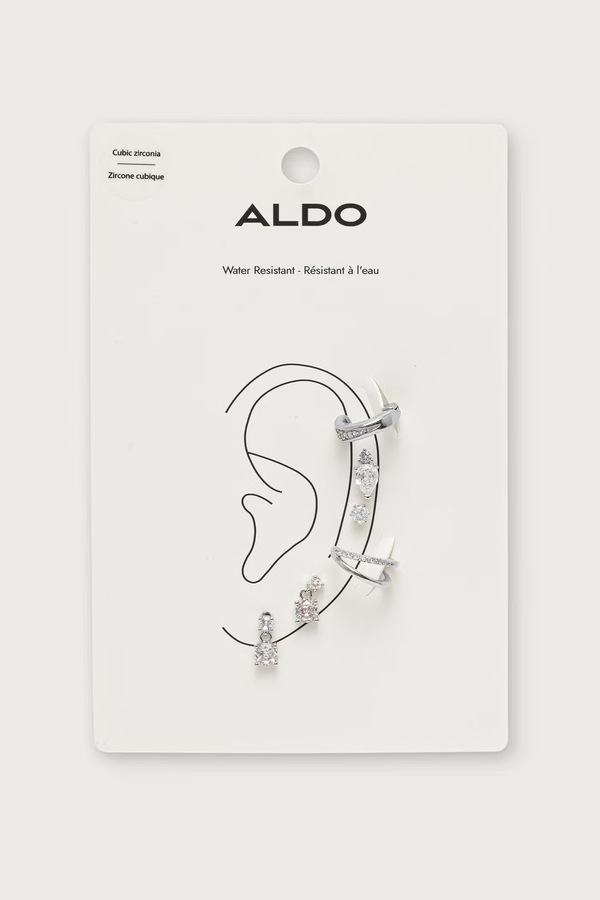 Серьги женские Aldo HOOPIES цвет серебряный