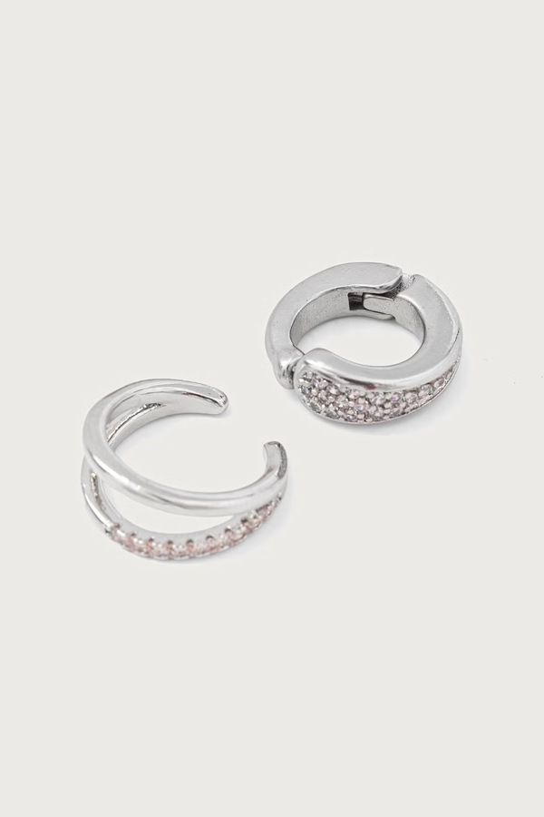 Серьги женские Aldo HOOPIES цвет серебряный