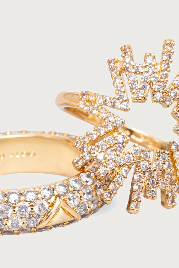 Каблучка жіноча з цирконієм Aldo x ZUHAIR MURAD колір золотий фото 2