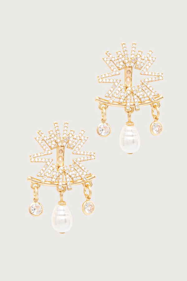 Сережки жіночі з цирконієм Aldo x ZUHAIR MURAD