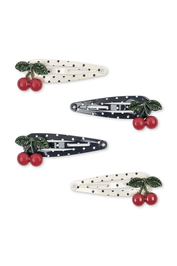 Шпильки для волосся дитячі 4 PACK CHERRY DOT HAIR CLIP 4 шт. Konges Sløjd фото 2
