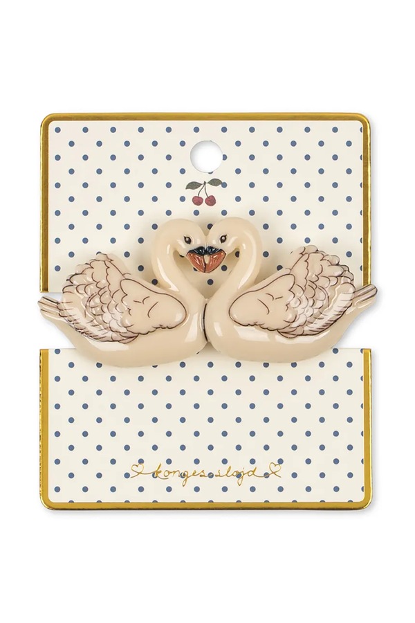 Шпилька для волосся дитяча Konges Sløjd SWAN BIG HAIR CLIP