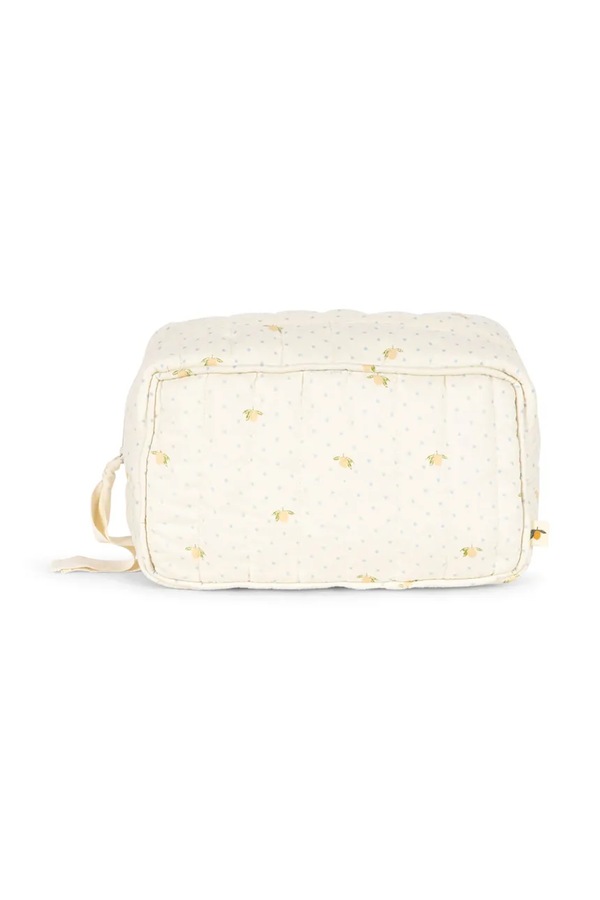 Косметичка дитяча бавовняна Konges Sløjd SMALL TOILETRY BAG колір бежевий