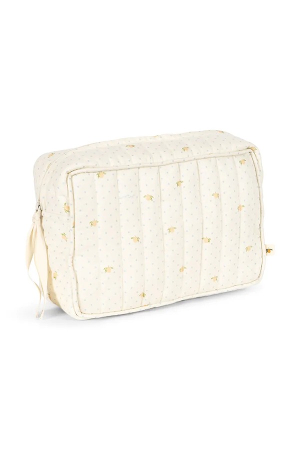 Косметичка дитяча бавовняна Konges Sløjd BIG TOILETRY BAG колір бежевий