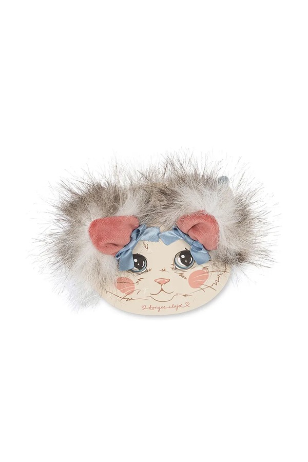 Шпильки для волосся дитячі Konges Sløjd 2 PACK KITTY FURRY EAR CLIP