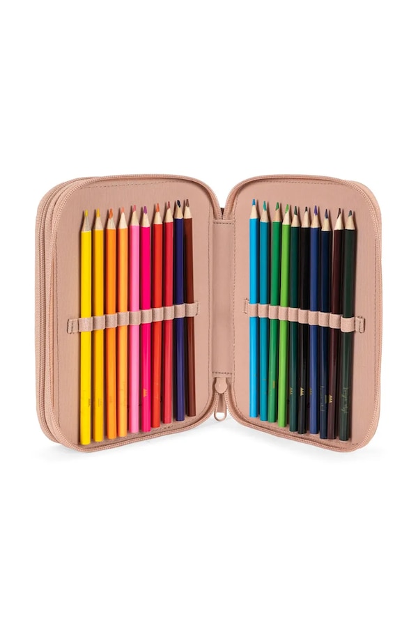 Пенал дитячий Konges Sløjd CLOVER PENCIL CASE колір рожевий фото 2