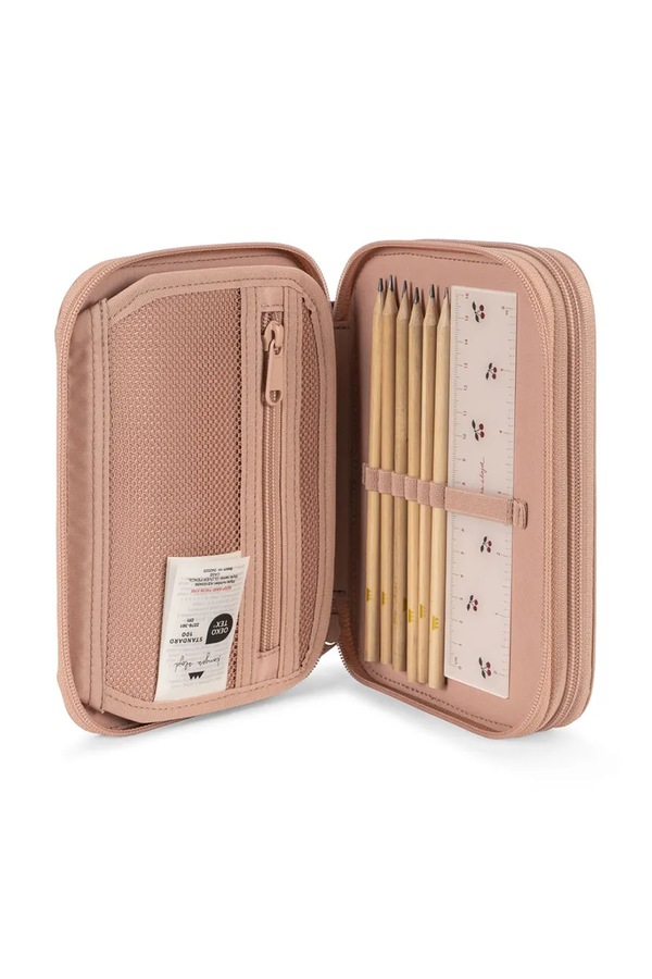 Пенал дитячий Konges Sløjd CLOVER PENCIL CASE колір рожевий фото 4