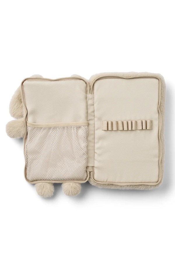 Пенал дитячий Liewood Shannon Rabbit Plush Pencil Case колір бежевий фото 2