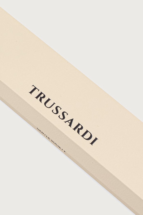 Браслет чоловічий шкіряний Trussardi колір коричневий фото 3