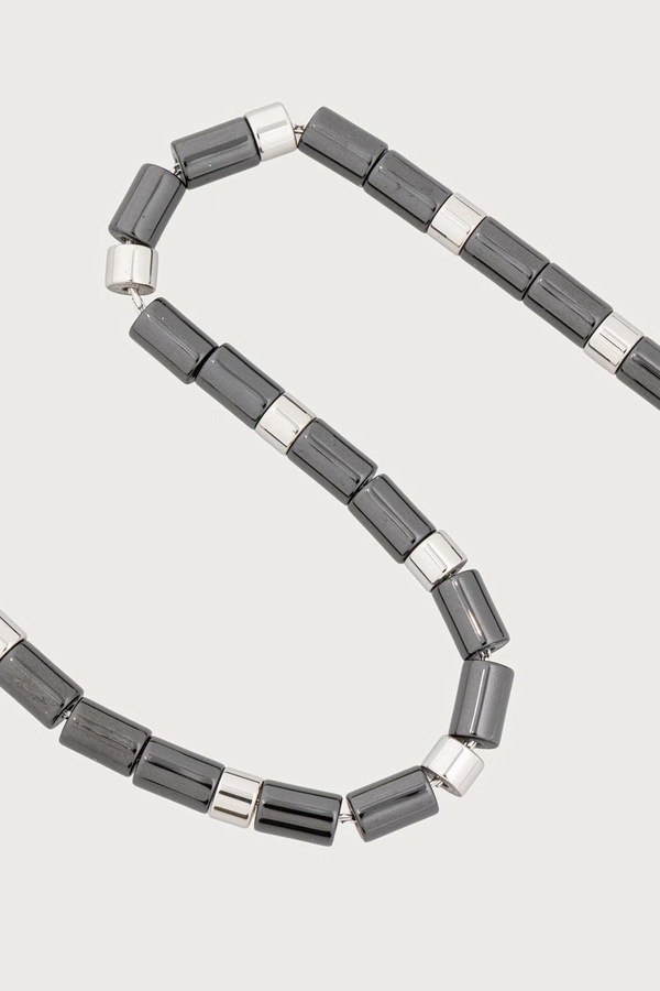 Браслет чоловічий з нержавіючої сталі Trussardi колір чорний фото 2