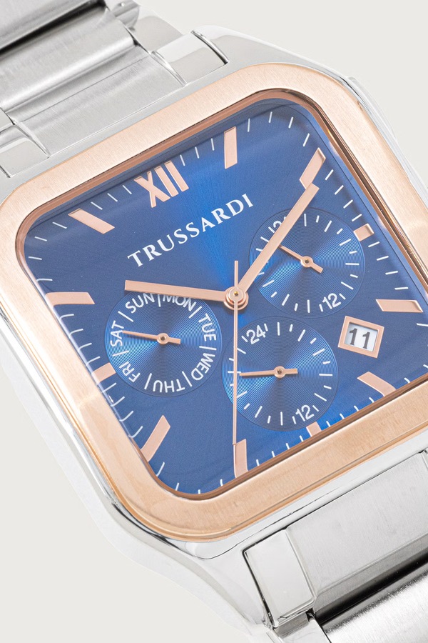 Годинник чоловічий Trussardi колір срібний фото 3
