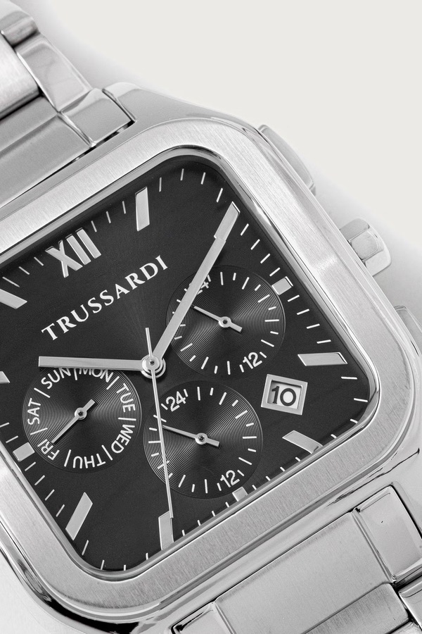 Годинник чоловічий Trussardi колір срібний фото 2