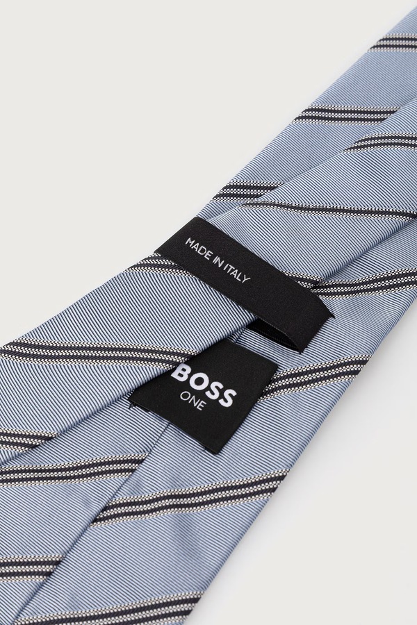 Галстук мужская шелковая BOSS H-TIE CM цвет голубой