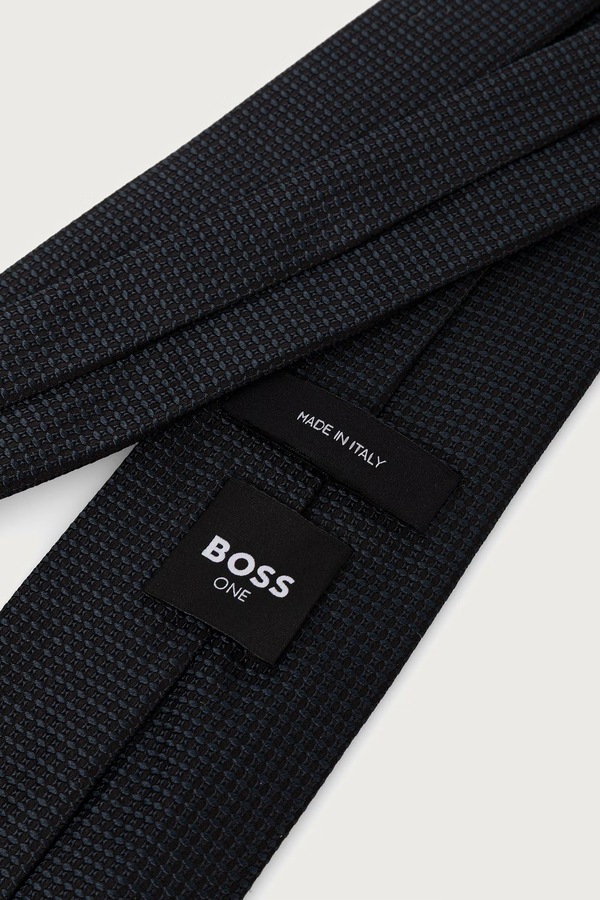 Галстук мужская шелковая BOSS H-TIE CM цвет темно-синий