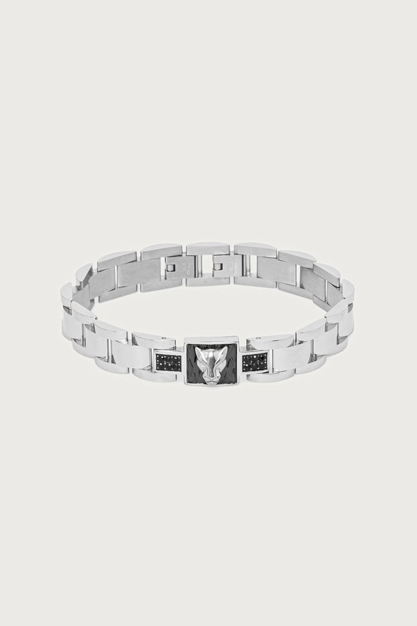 Браслет чоловічий з нержавіючої сталі Guess PANTHER