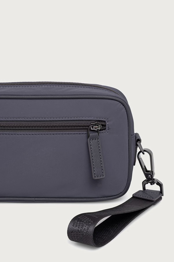 Косметичка чоловіча Emporio Armani колір сірий фото 2