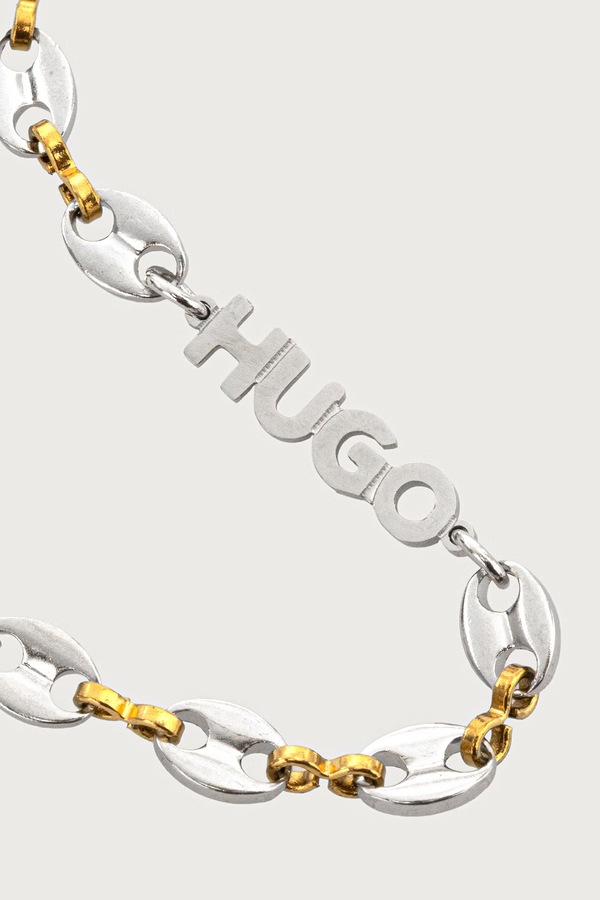 Браслет чоловічий металевий HUGO E-THINCHAIN2-BRA колір срібний фото 2