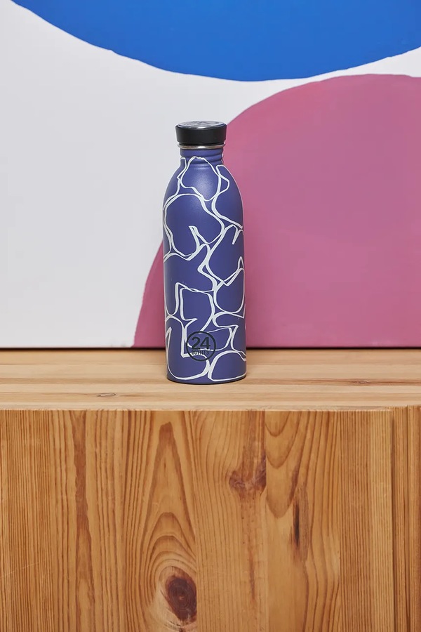 Пляшка 24bottles Urban Bottle 500 ml колір темно-синій фото 3