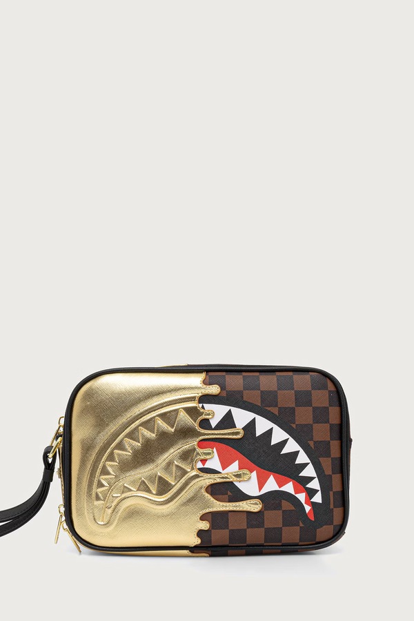 Косметичка Sprayground SHARKS IN PARIS колір коричневий