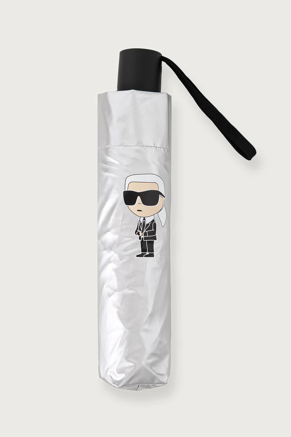 Автоматична парасоля Karl Lagerfeld колір сірий