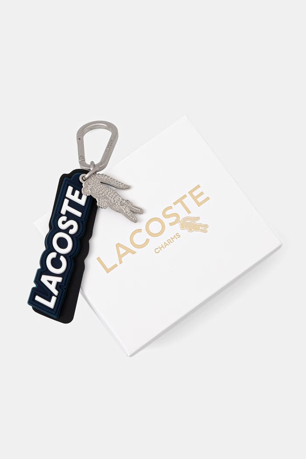 Брелок Lacoste колір темно-синій фото 2