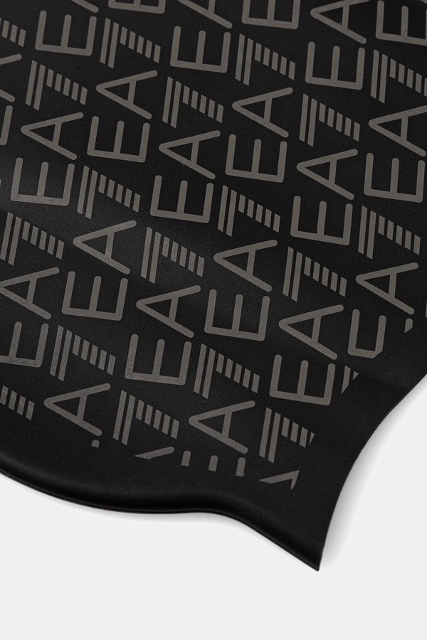 Шапочка для плавання EA7 Emporio Armani колір чорний