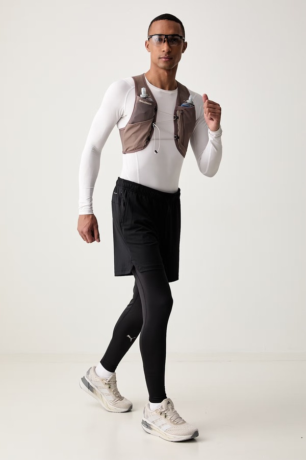 Біговий жилет Salomon GRAVEL SKIN 4 колір коричневий фото 3