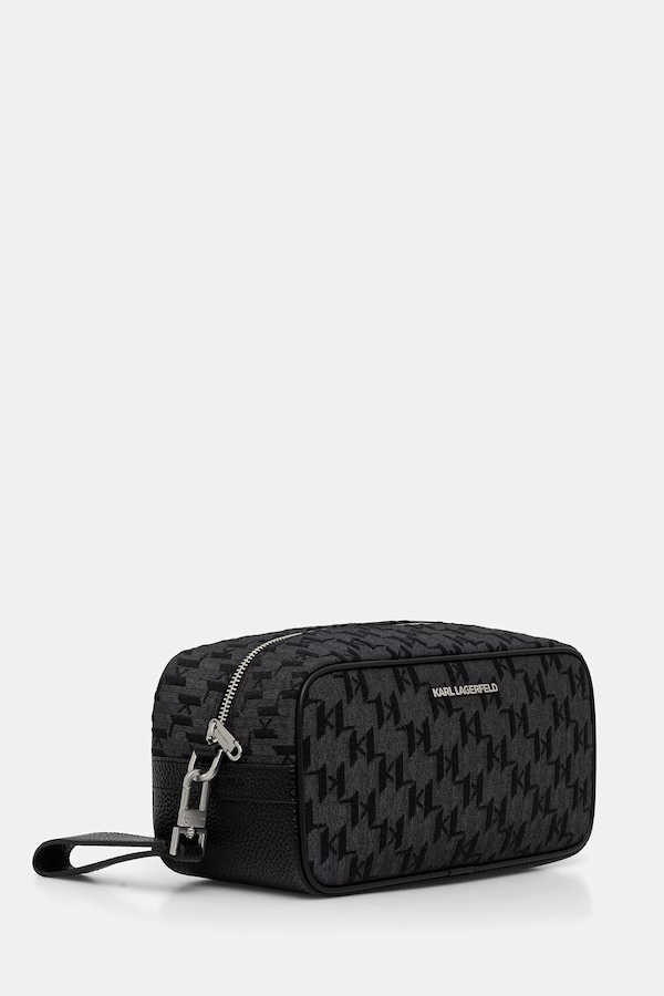 Косметичка Karl Lagerfeld K/MONOGRAM колір чорний