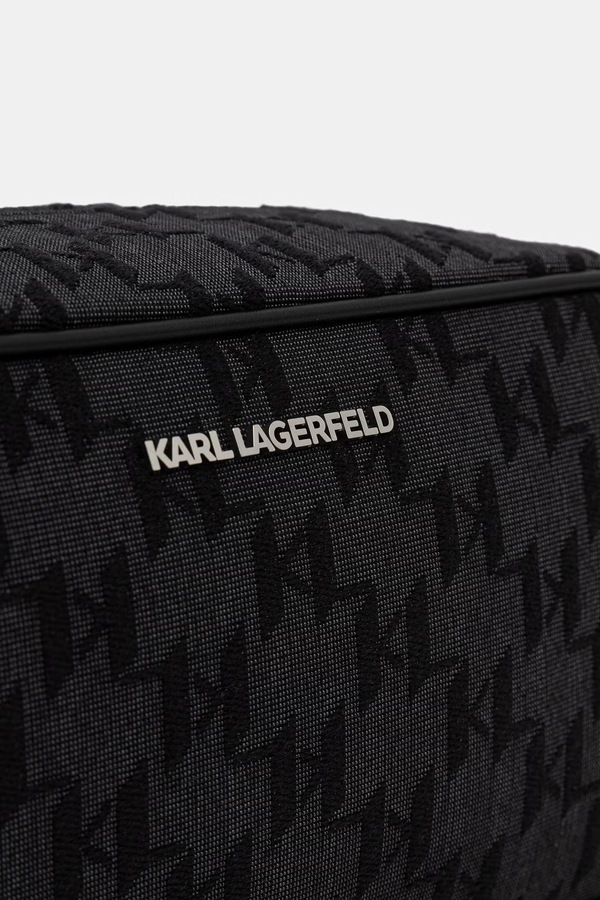 Косметичка Karl Lagerfeld K/MONOGRAM колір чорний фото 4