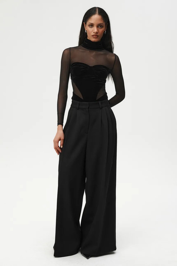 Боді жіноче Undress Code After Dark Bodysuit Thong колір чорний