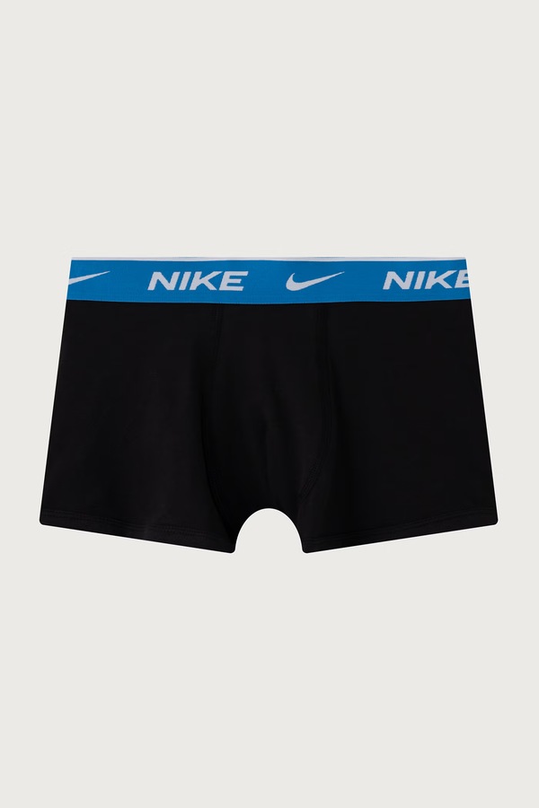 Боксери дитячі бавовняні з еластаном 5 шт. Nike колір чорний фото 2