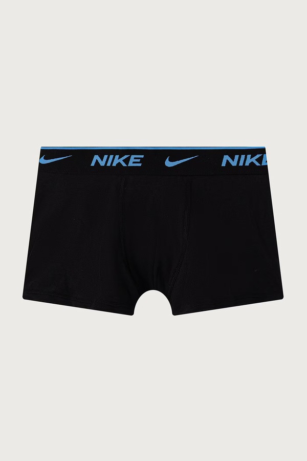Боксери дитячі бавовняні з еластаном 3 шт. Nike колір чорний фото 2
