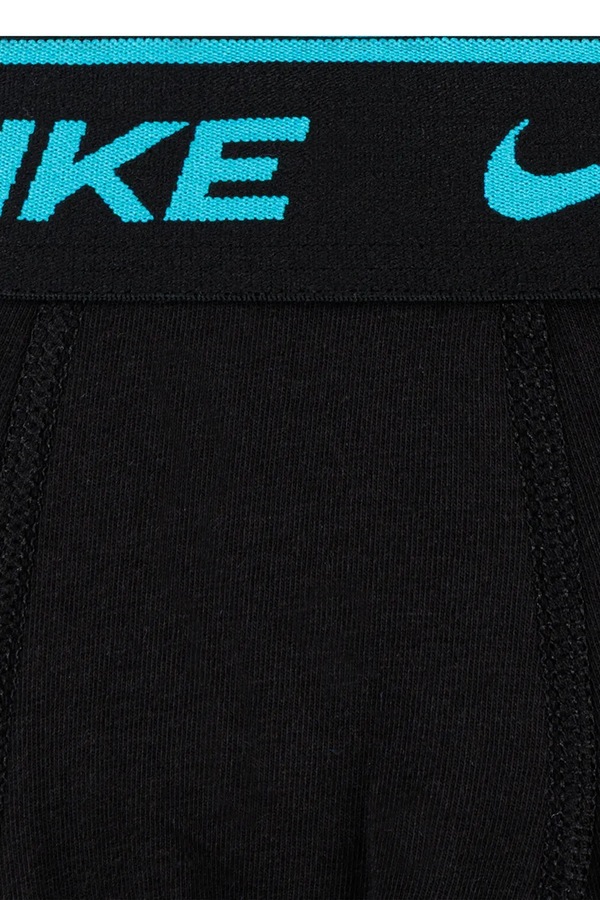 Боксери дитячі бавовняні з еластаном 3 шт. Nike колір чорний фото 2