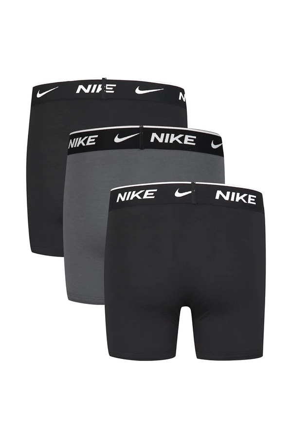 Боксери дитячі бавовняні з еластаном 3 шт. Nike колір сірий