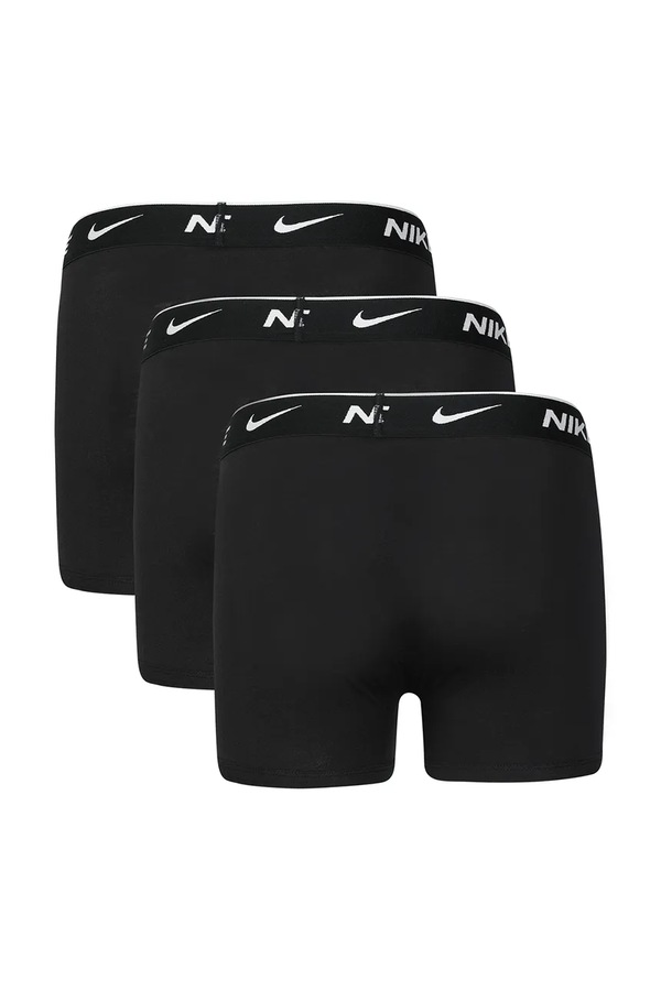 Боксери дитячі бавовняні з еластаном 3 шт. Nike колір чорний