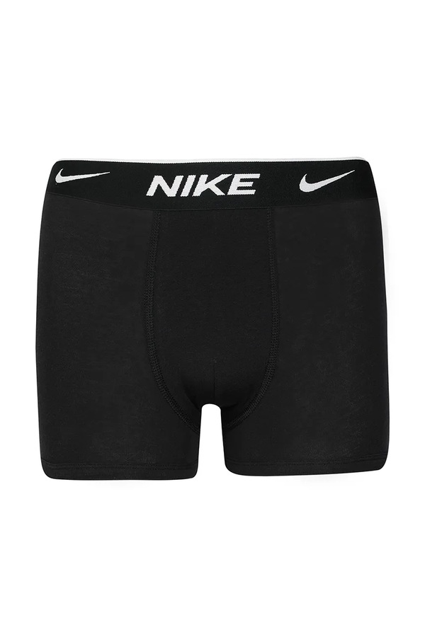Боксери дитячі бавовняні з еластаном 3 шт. Nike колір чорний фото 2