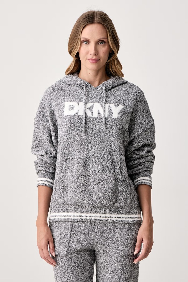Роздільна піжама жіноча DKNY колір сірий фото 2