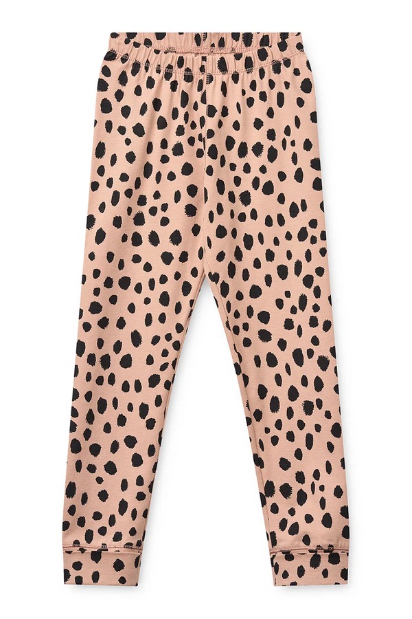 Роздільна піжама дитяча бавовняна з еластаном Liewood Wilhelm Grow Printed Pyjamas Set колір рожевий фото 3